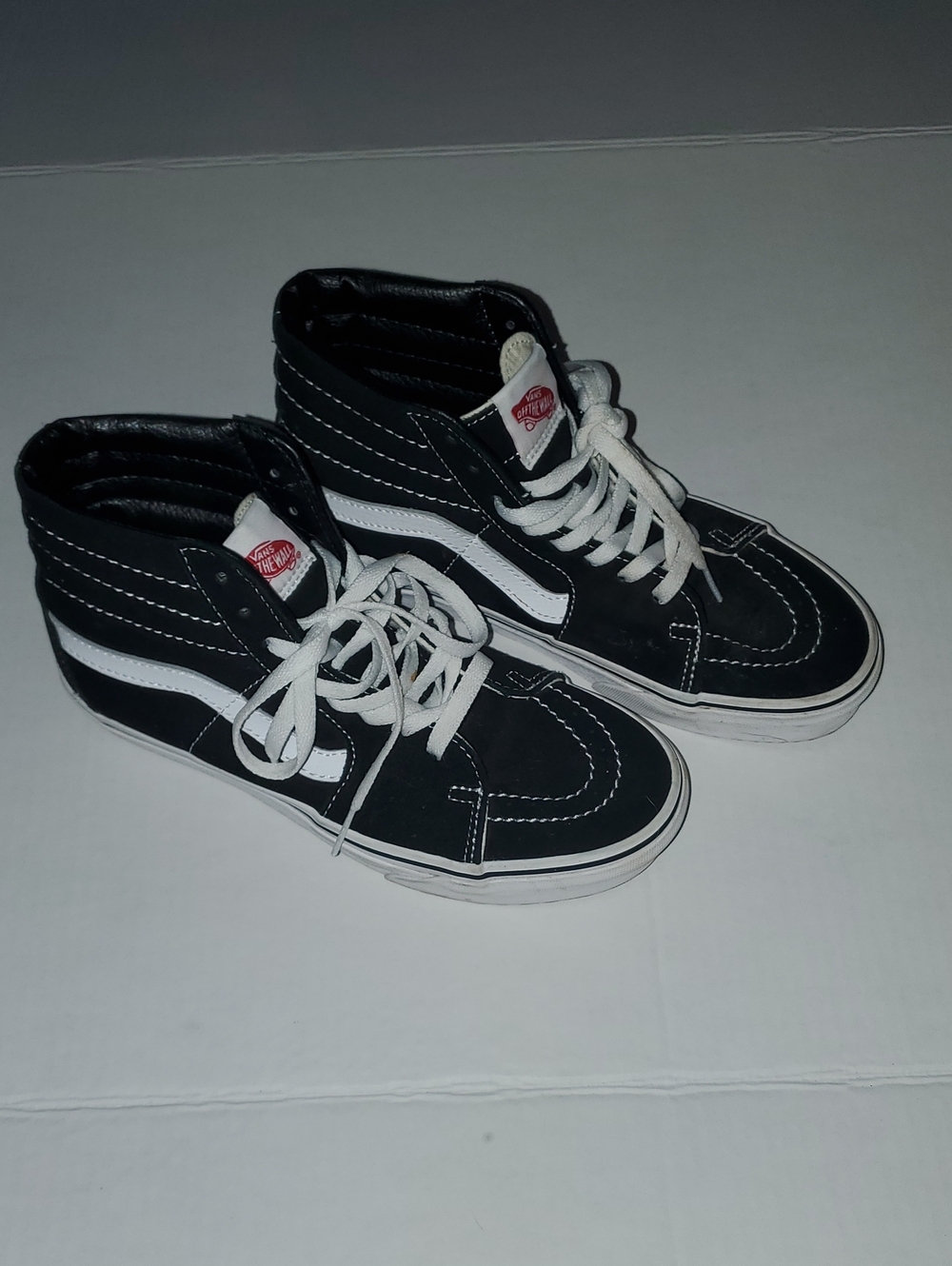 Vans Black and White Sk8-Hi Women's High-Top Sneakers